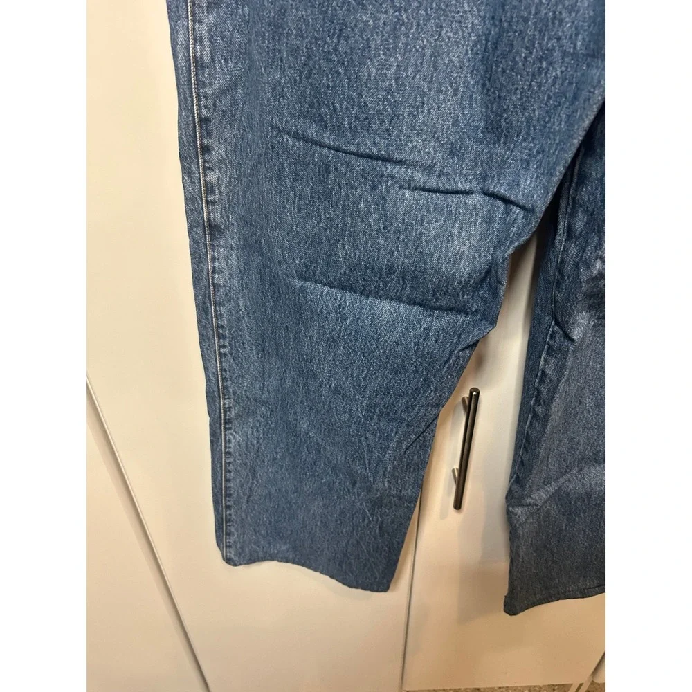 Vintage Edwin Jeans‎ Blue Denim High Waisted Straight Leg Rare Button Fly Medium